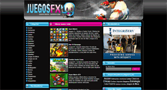 Desktop Screenshot of juegosfx.com