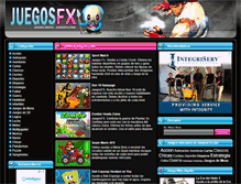 Tablet Screenshot of juegosfx.com